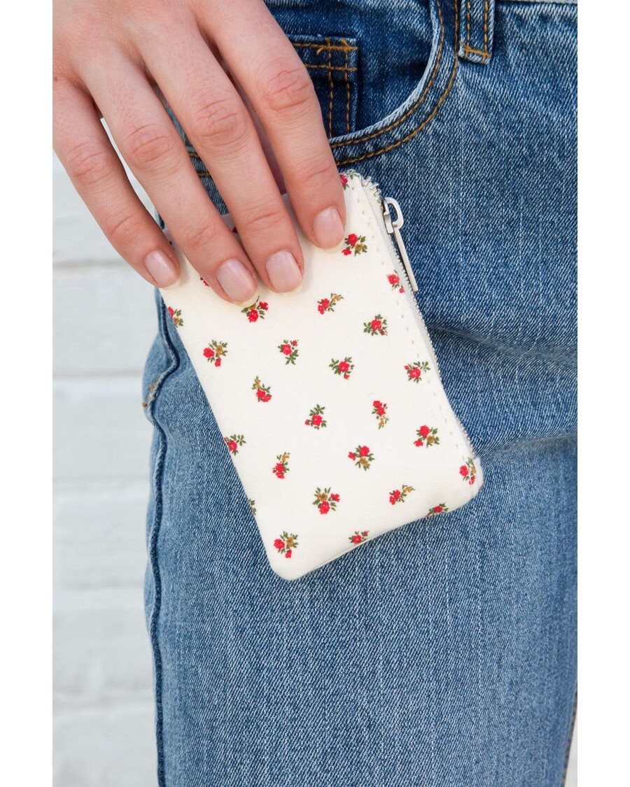 Brandy Melville Floral Coin Purse