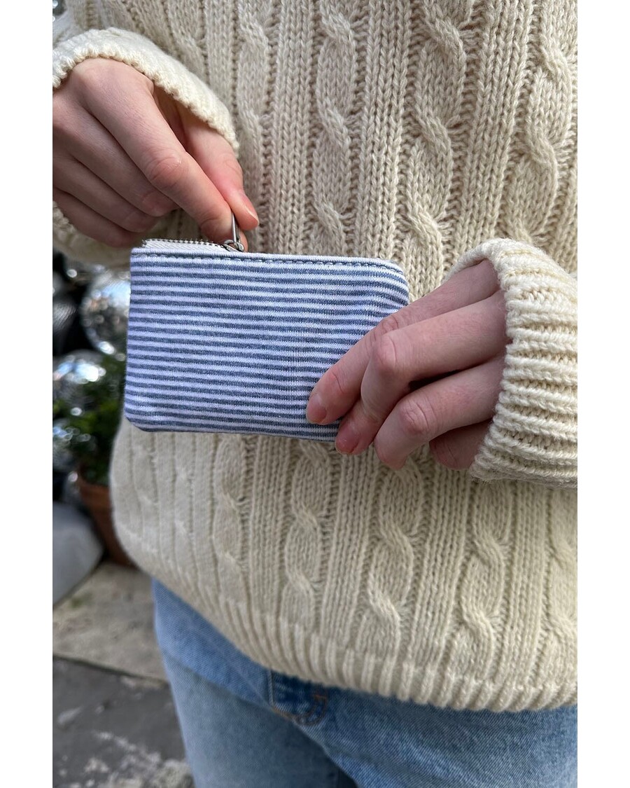 Brandy Melville Striped Coin Purse