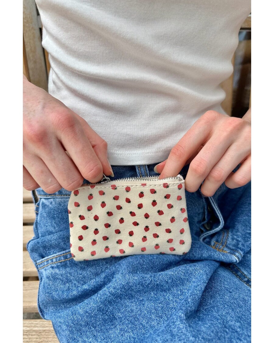 Brandy Melville Strawberry Coin Purse