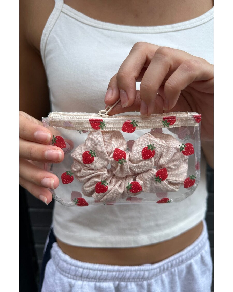 Brandy Melville Strawberries Coin Purse