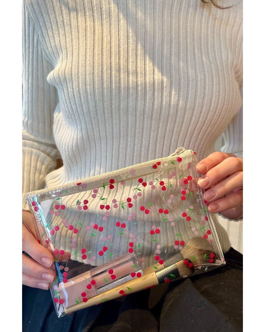 Brandy Melville Cherry Makeup Bag