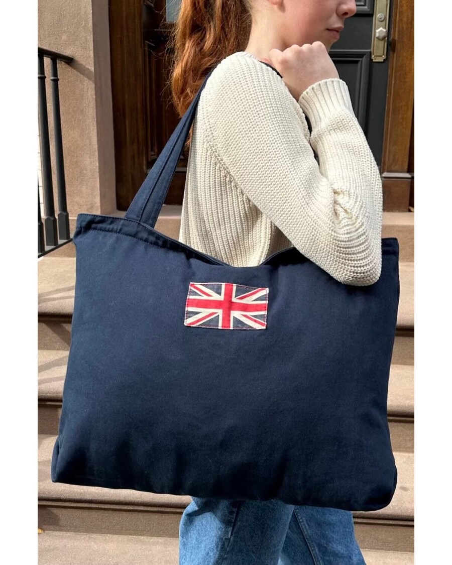 Brandy Melville England Flag Tote Bag