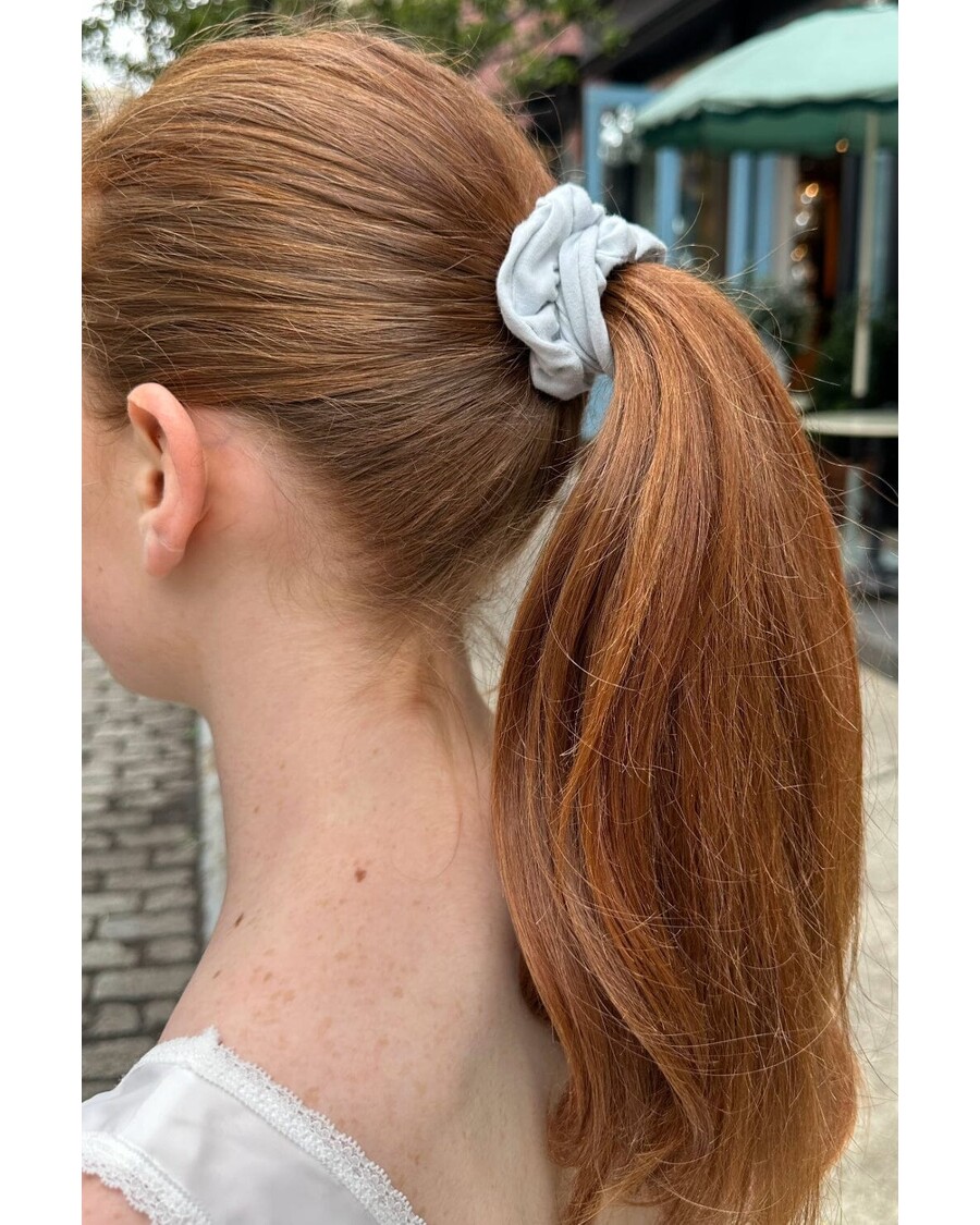 Brandy Melville Light Blue Scrunchie