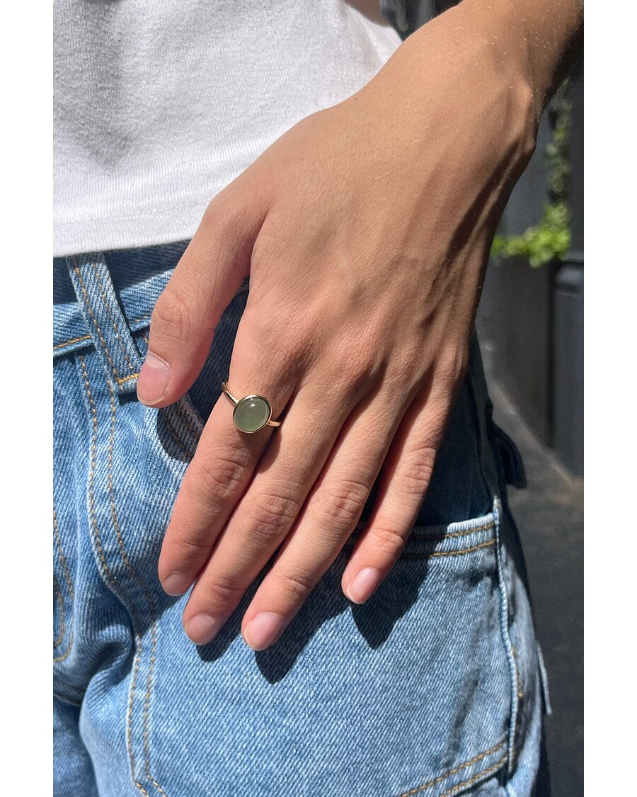 Brandy Melville Jade Ring