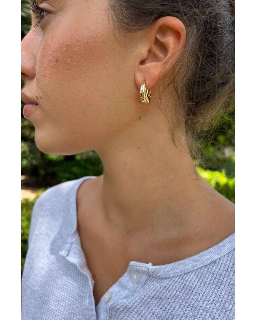 Brandy Melville Chunky Hoop Earrings