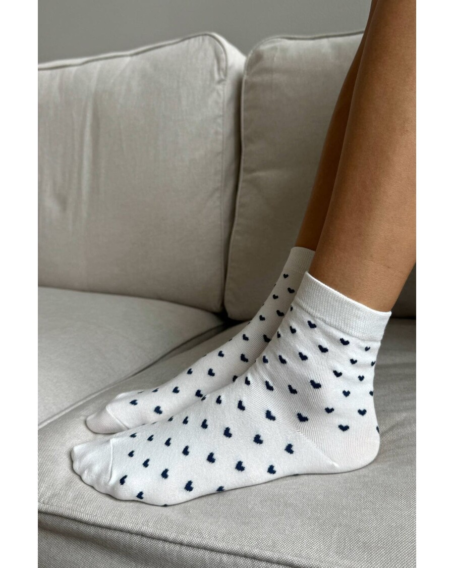 Brandy Melville Heart Socks