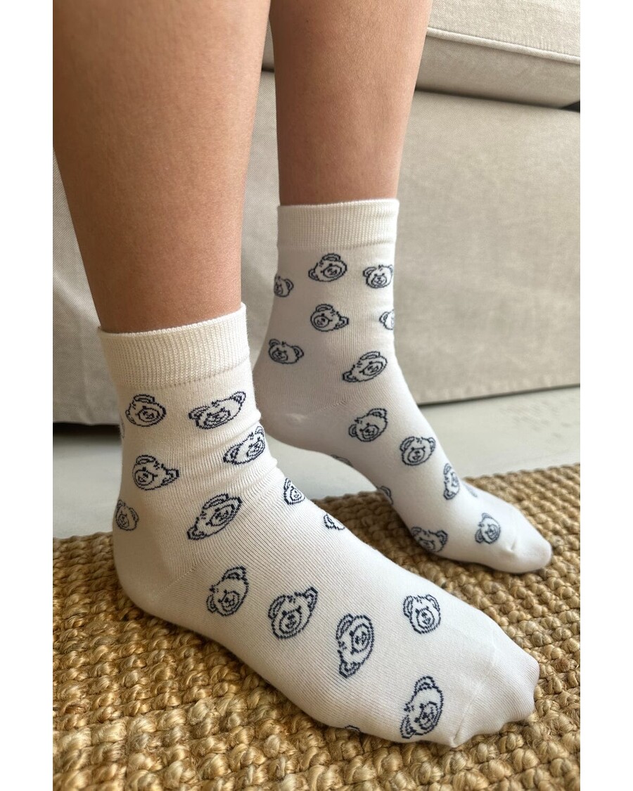 Brandy Melville Teddy Bear Socks