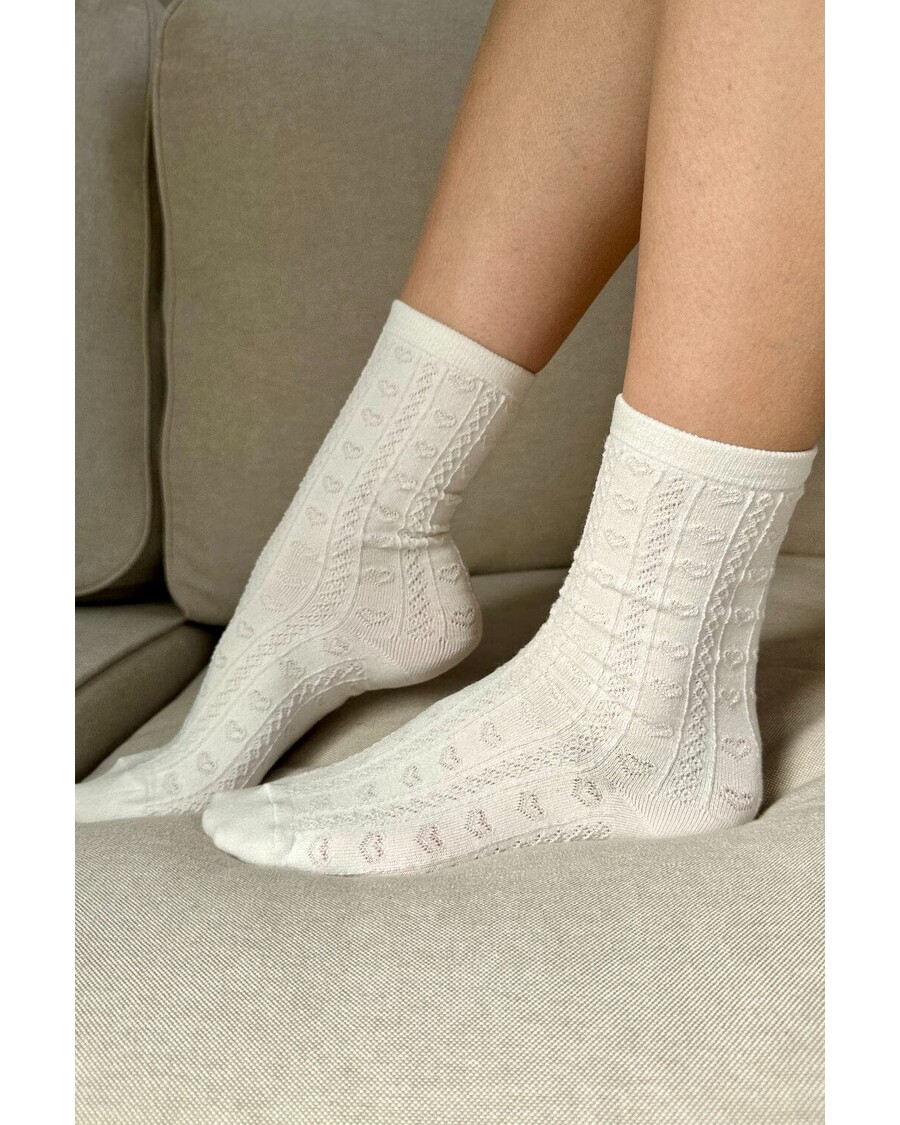 Brandy Melville Hearts Socks