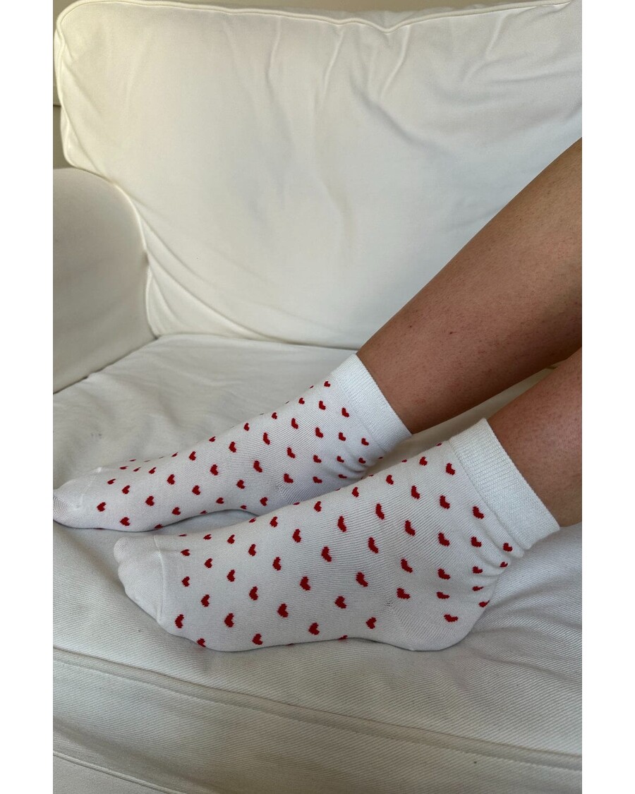 Brandy Melville Heart Socks