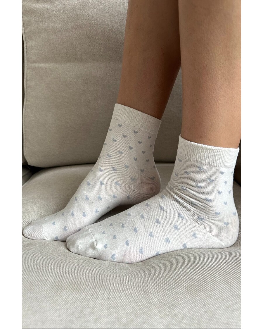 Brandy Melville Heart Socks