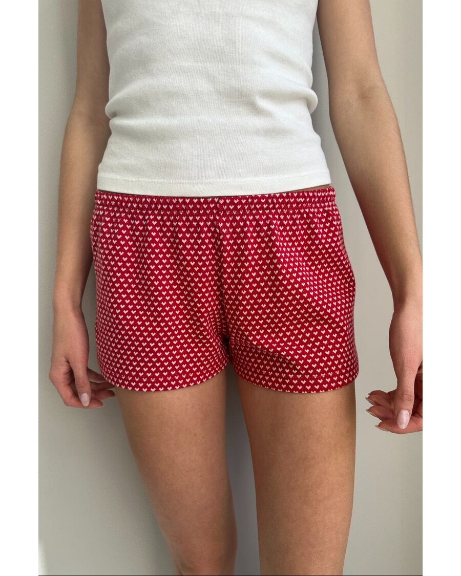 Brandy Melville Emery Hearts Shorts