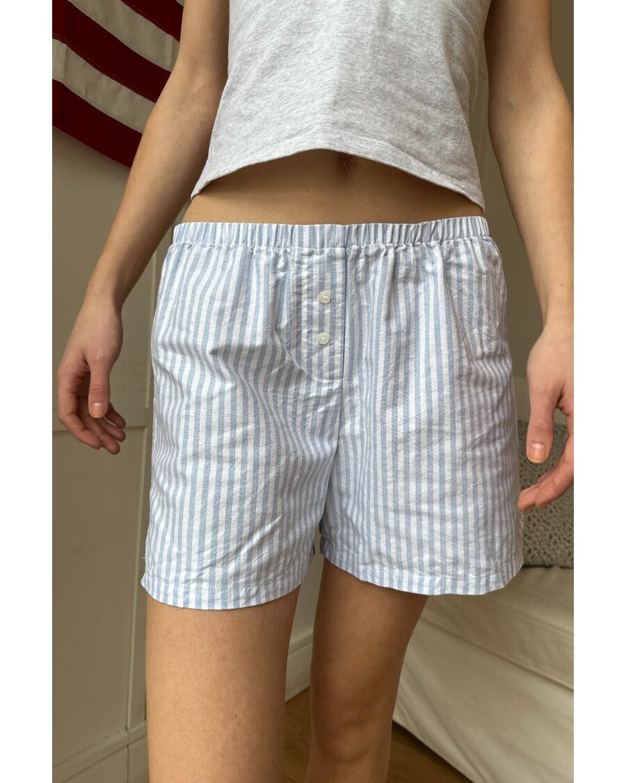 Brandy Melville Keira Long Striped Boxer Shorts