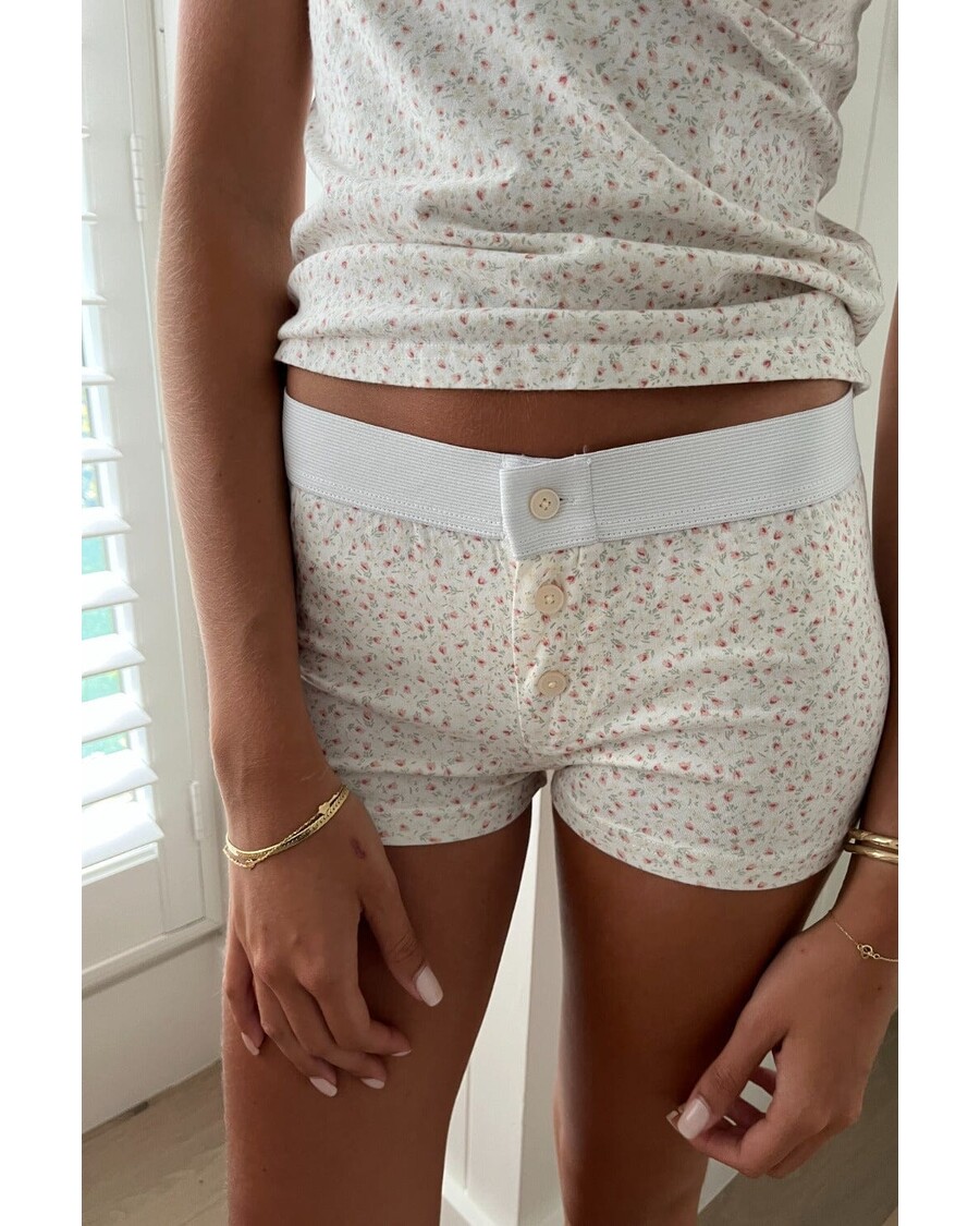 Brandy Melville Boy Short Floral Underwear