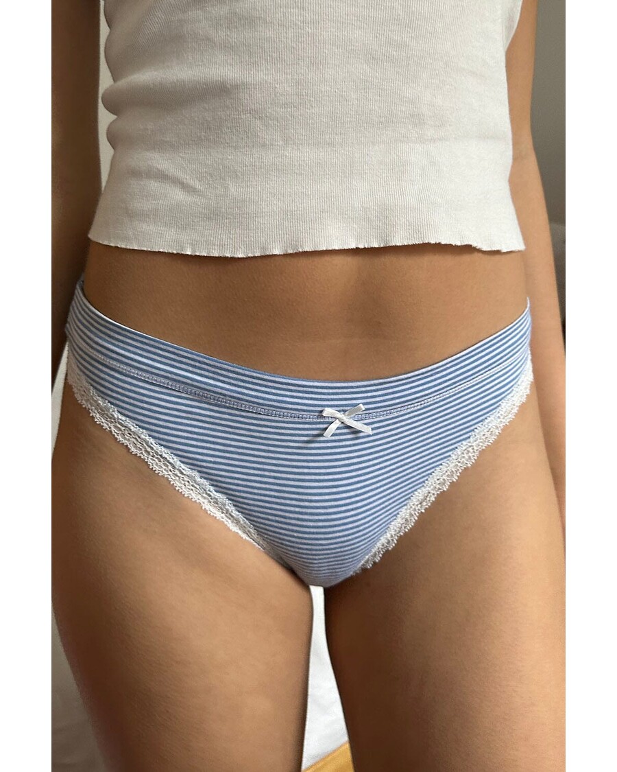 Brandy Melville Stripe Bow Underwear