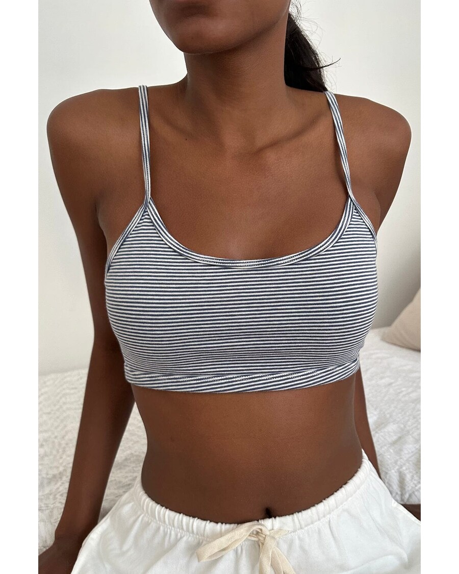 Brandy Melville Lainey Striped Bra Top