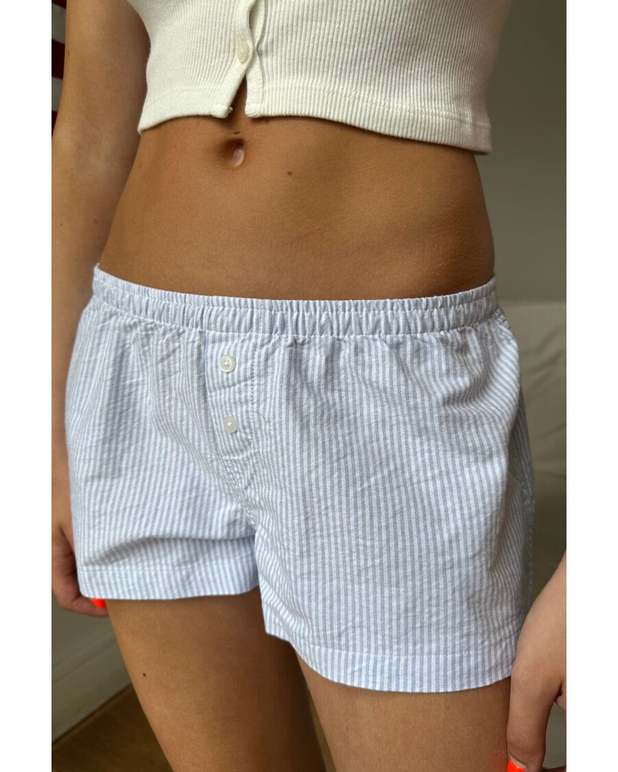 Brandy Melville Keira Striped Linen Sweatshorts