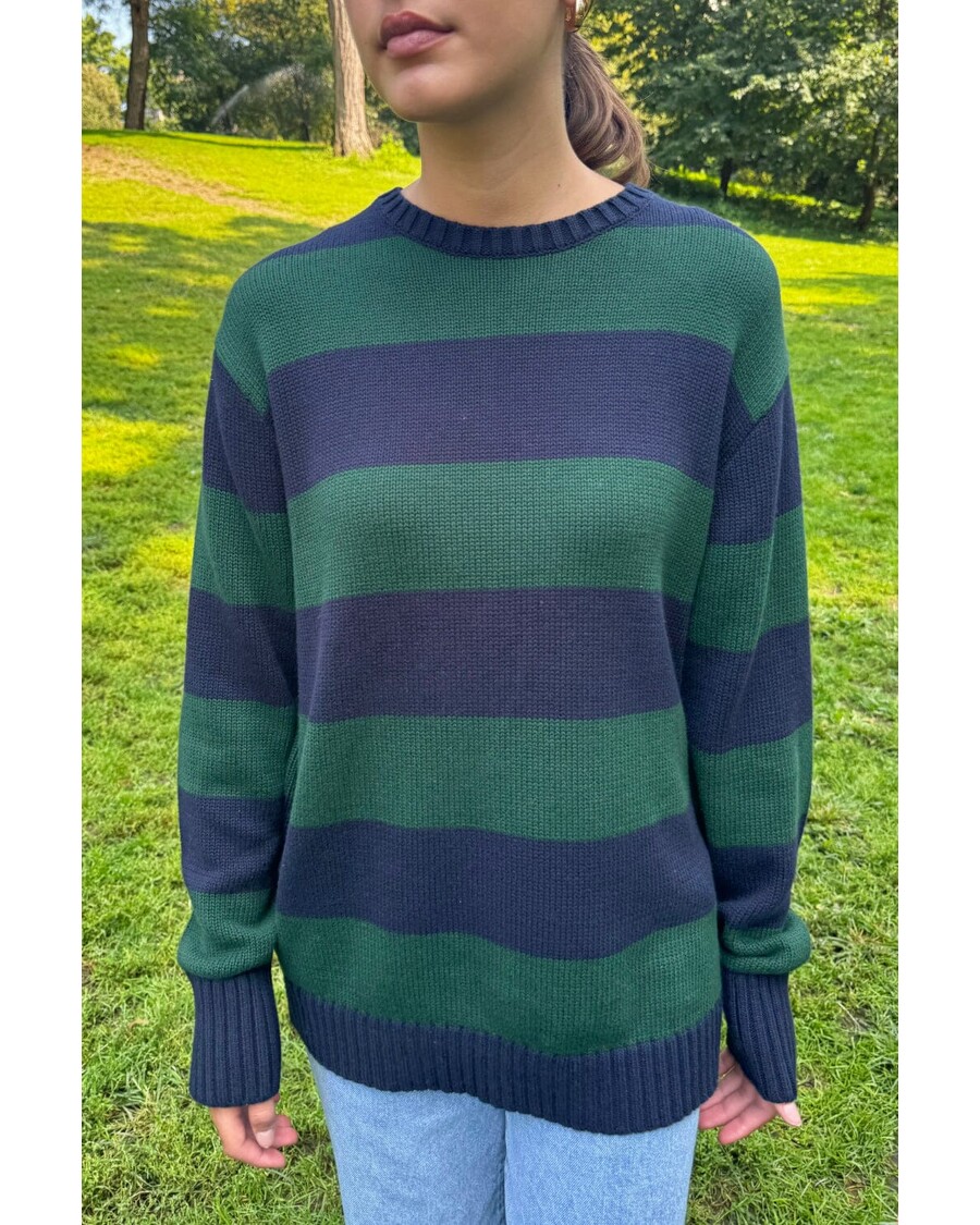 Brandy Melville Brianna Cotton Thick Stripe Sweater