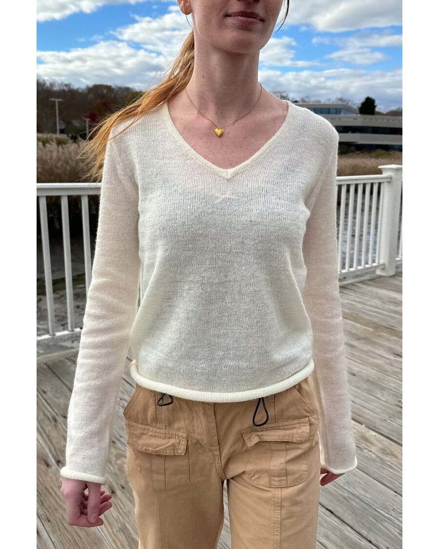 Brandy Melville Andi Mohair V-Neck Sweater