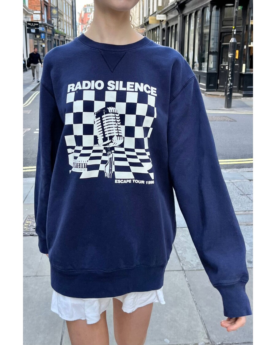 Brandy Melville Erica Radio Silence Sweatshirt