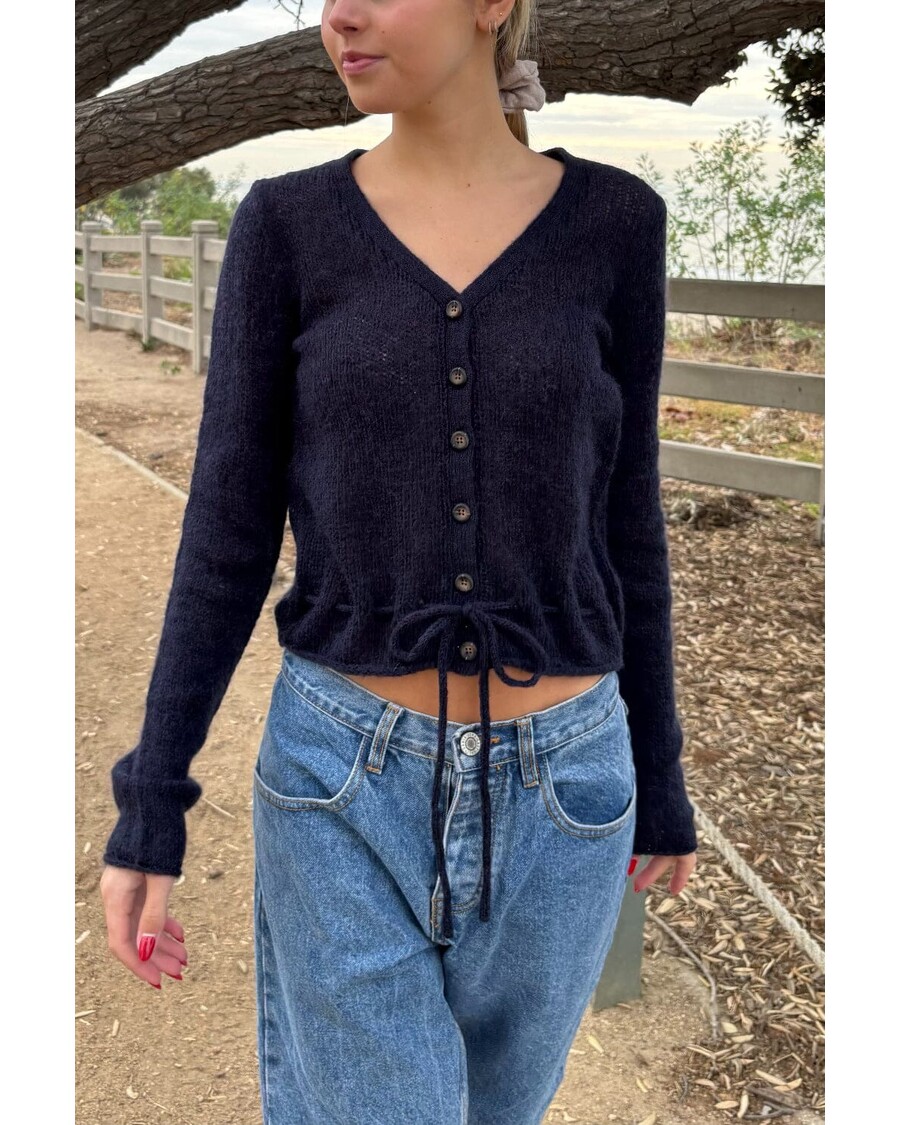 Brandy Melville Andi Mohair V-Neck Sweater