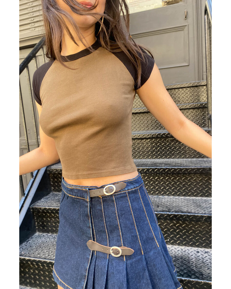 Brandy Melville Bella Ribbed Top