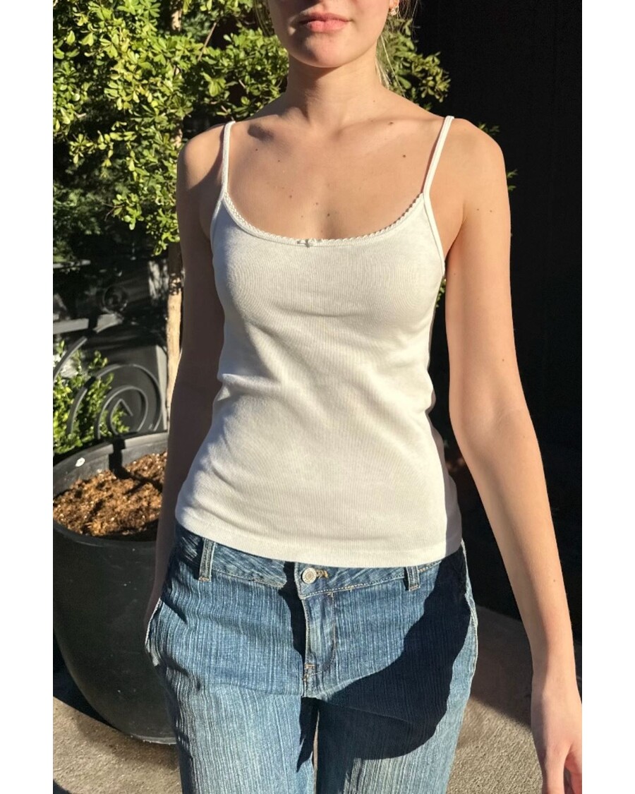 Brandy Melville Skylar Scalloped Tank