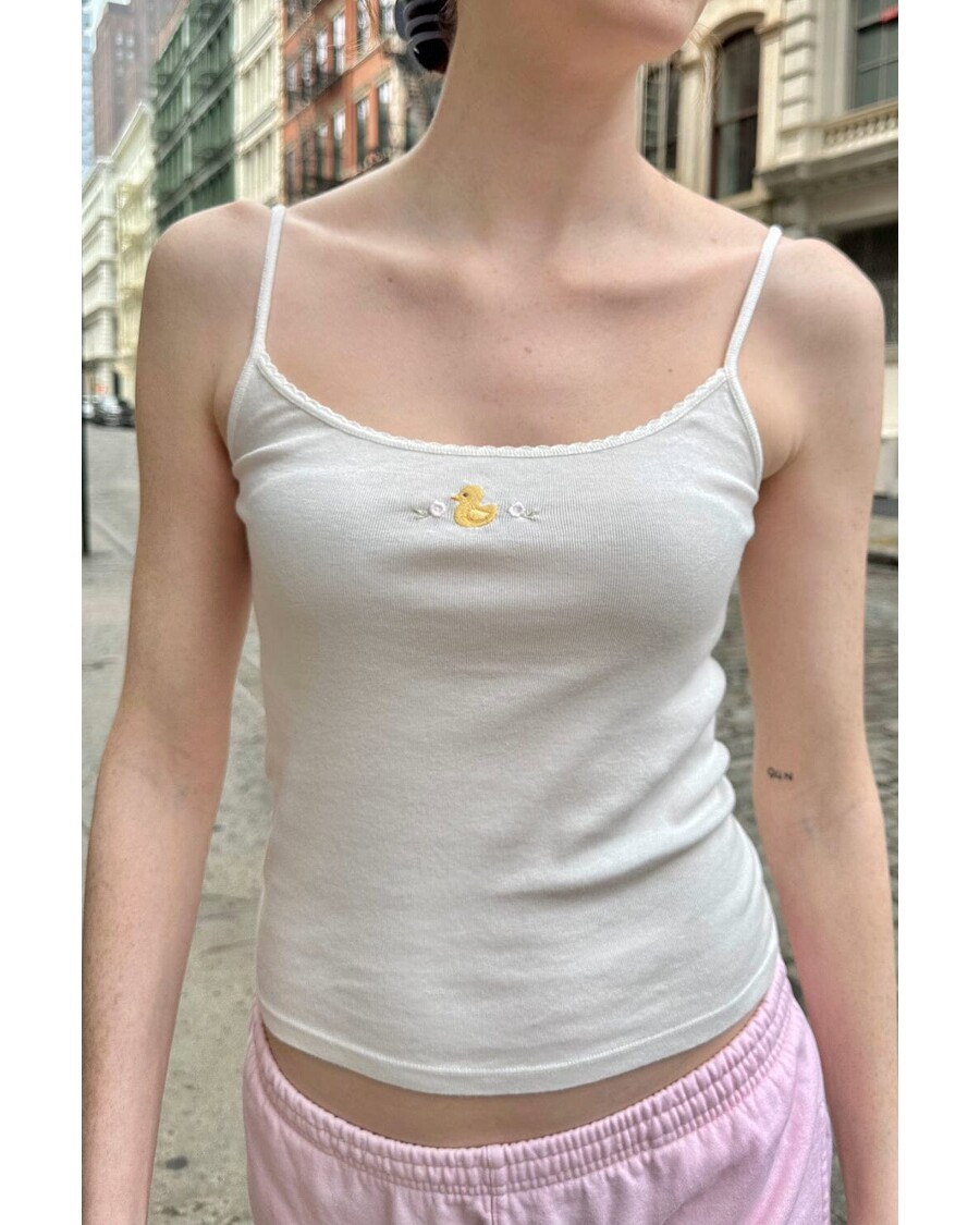 Brandy Melville Skylar Duck Scalloped Tank