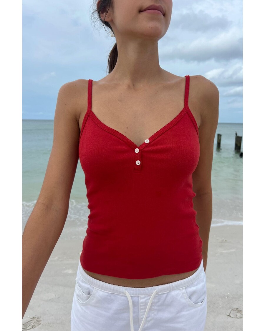 Brandy Melville Lorene Button Top