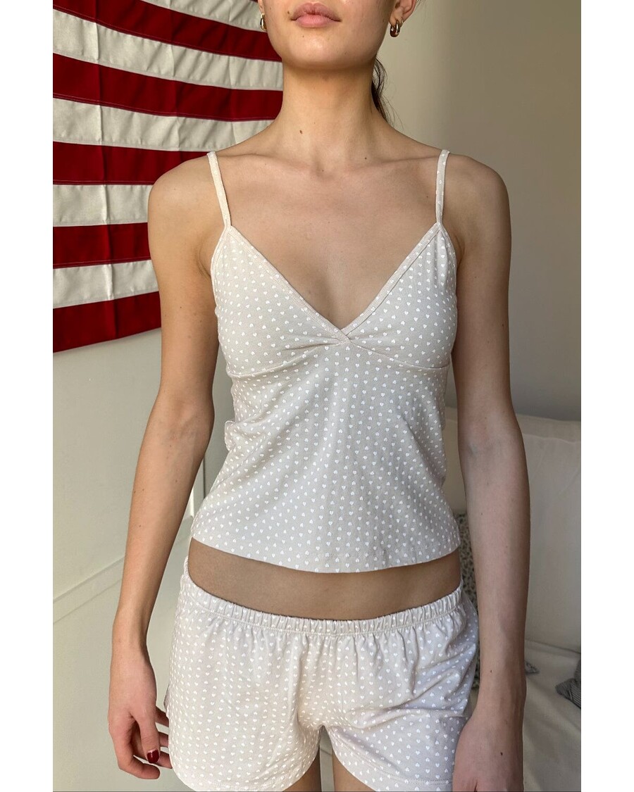 Brandy Melville Amara Hjerter Tank